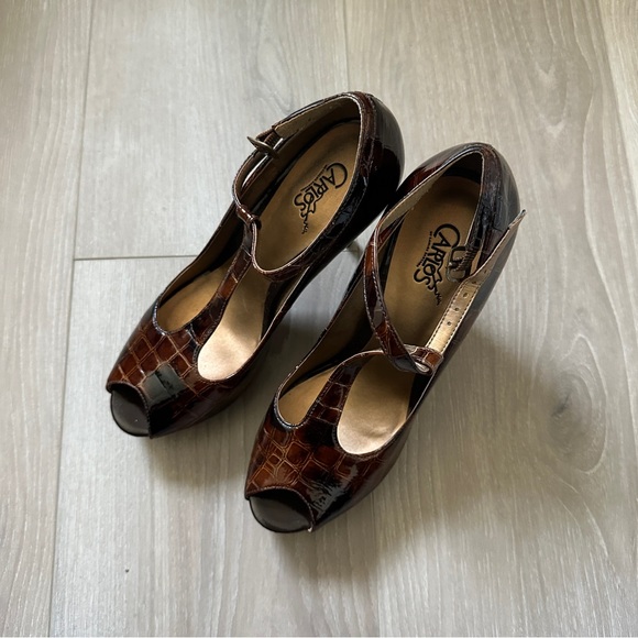 Carlos Santa Alleged Croc Heels Size 6.5 - Picture 3 of 6